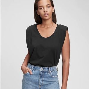 NWT $44 TWO (2) GAP Black + White “Muscle Tee” SIZE: M